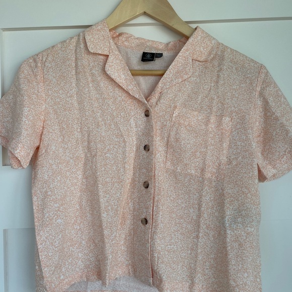 Volcom girls short  sleeve top girls size 10/12 - Picture 3 of 5